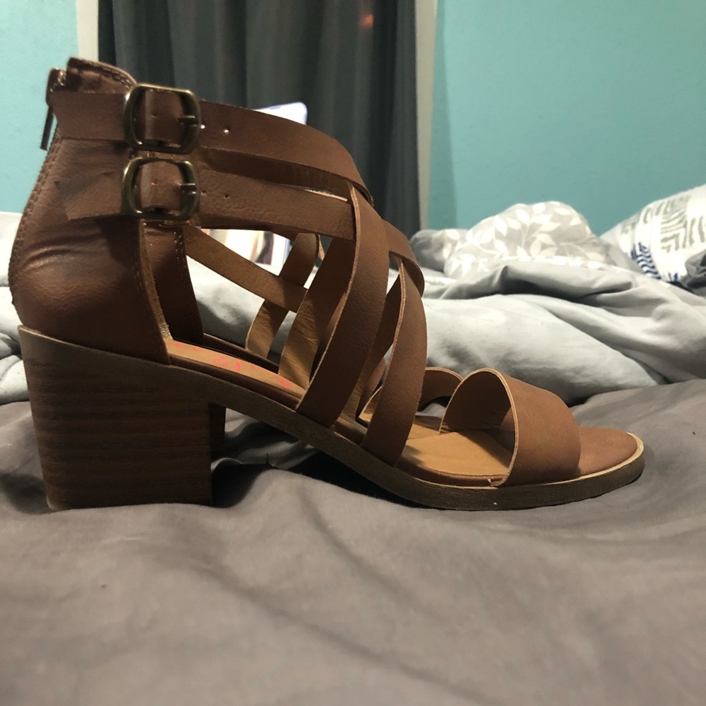 Jelly pop wedged heels